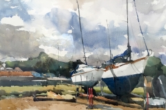Boatyard, Pin Mill Suffolk